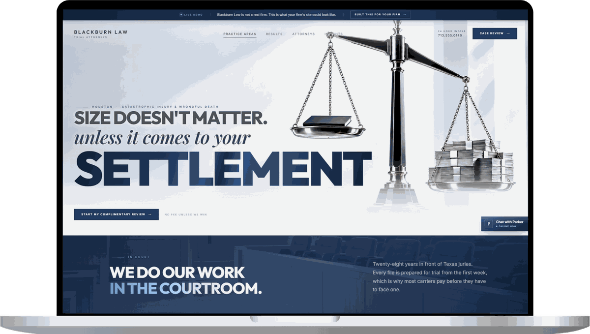 Law Firm website build